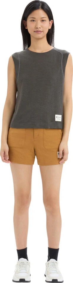 Icebreaker IB X Timberland Merino Linen Sleeveless Top - Women's|-|Haut Sans Manches En Lin Mérinos IB X Timberland - Femme -Icebreaker ICE 0A56NY 7E 7EStandard 20Outfit 20Onyx