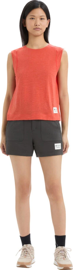 Icebreaker IB X Timberland Merino Linen Sleeveless Top - Women's|-|Haut Sans Manches En Lin Mérinos IB X Timberland - Femme -Icebreaker ICE 0A56NY 7E 7EStandard 20Outfit 20Vibrant 20Earth