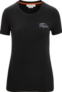 Central Classic Tee Short Sleeve Caravan Life - Women's|-|icebreaker Women's Merino Central Classic Short Sleeve T-Shirt Caravan Life