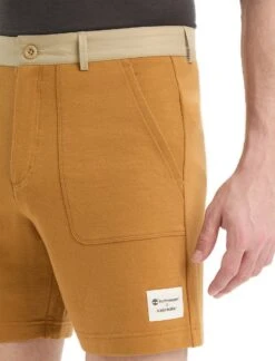 Icebreaker IB X Timberland Merino Terry Chino Shorts - Men's|-|Short Chino En Tissu éponge Mérinos IB X Timberland - Homme -Icebreaker ICE 0A56O6 7E 7EDetail2 20Wheat 20Boot 20 20Sand