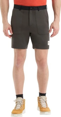 Icebreaker IB X Timberland Merino Terry Chino Shorts - Men's|-|Short Chino En Tissu éponge Mérinos IB X Timberland - Homme -Icebreaker ICE 0A56O6 7E 7EFront 20Onyx 20 20Black fb13a6e8 3fbc 4571 b5be dabf3c5c8283