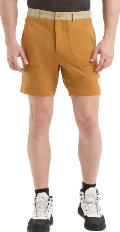 Icebreaker IB X Timberland Merino Terry Chino Shorts - Men's|-|Short Chino En Tissu éponge Mérinos IB X Timberland - Homme -Icebreaker ICE 0A56O6 7E 7EFront 20Wheat 20Boot 20 20Sand