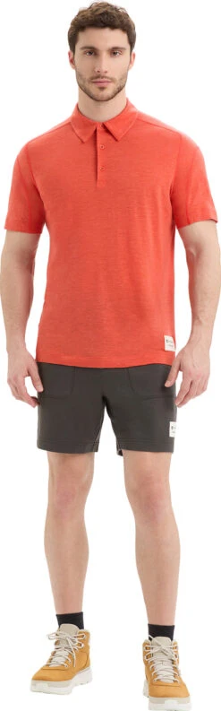 Icebreaker IB X Timberland Merino Terry Chino Shorts - Men's|-|Short Chino En Tissu éponge Mérinos IB X Timberland - Homme -Icebreaker ICE 0A56O6 7E 7EStandard 20Outfit 20Onyx 20 20Black