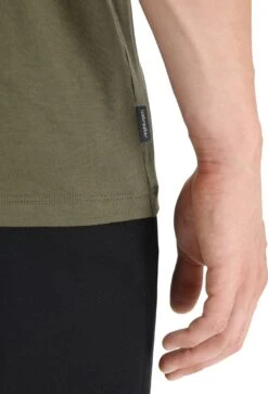 Icebreaker Tencel Cotton Short Sleeve Tee - Men's|-|T-shirt En Coton Et Tencel - Homme -Icebreaker ICE 0A56OH 7E 7EDetail1 20Loden