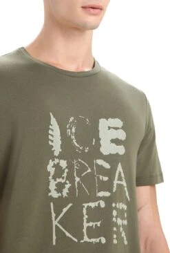 Icebreaker Tencel Cotton Short Sleeve Tee - Men's|-|T-shirt En Coton Et Tencel - Homme -Icebreaker ICE 0A56OH 7E 7EDetail 20Loden