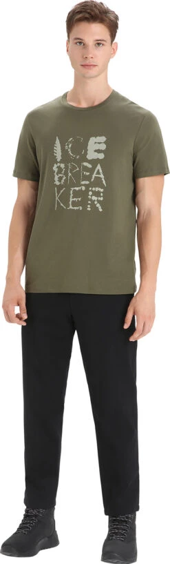 Icebreaker Tencel Cotton Short Sleeve Tee - Men's|-|T-shirt En Coton Et Tencel - Homme -Icebreaker ICE 0A56OH 7E 7EStandard 20Outfit 20Loden