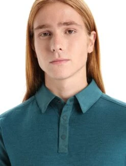 Icebreaker Hike Short Sleeve Top - Men's|-|Haut à Manches Courtes Hike - Homme -Icebreaker ICE 0A56OK 7E 7EDetail2 20Green 20Glory