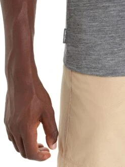 Icebreaker Hike Short Sleeve Top - Men's|-|Haut à Manches Courtes Hike - Homme -Icebreaker ICE 0A56OK 7E 7EDetail4 20Monsoon 20 20Gritstone 20Heather 20 20Cb