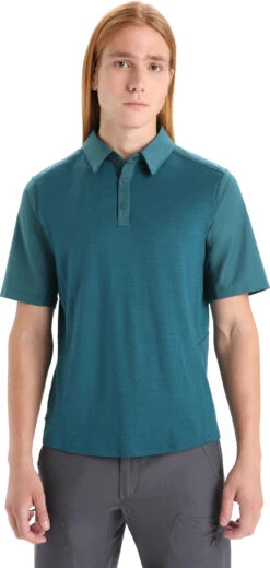 Icebreaker Hike Short Sleeve Top - Men's|-|Haut à Manches Courtes Hike - Homme -Icebreaker ICE 0A56OK 7E 7EFront 20Green 20Glory