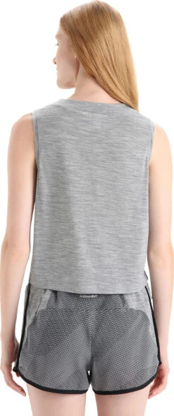 Icebreaker ZoneKnit Tank Top - Women's|-|Camisole ZoneKnit - Femme -Icebreaker ICE 0A56OW 7E 7EBack 20Metro 20Heather
