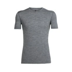 Icebreaker Oasis Short Sleeve Crewe - Men's|-|T-Shirt Oasis - Homme -Icebreaker ICE 100475 7EGritstone 20Heather 9df6b945 ca1c 489d 9a01 695cb8b9130f