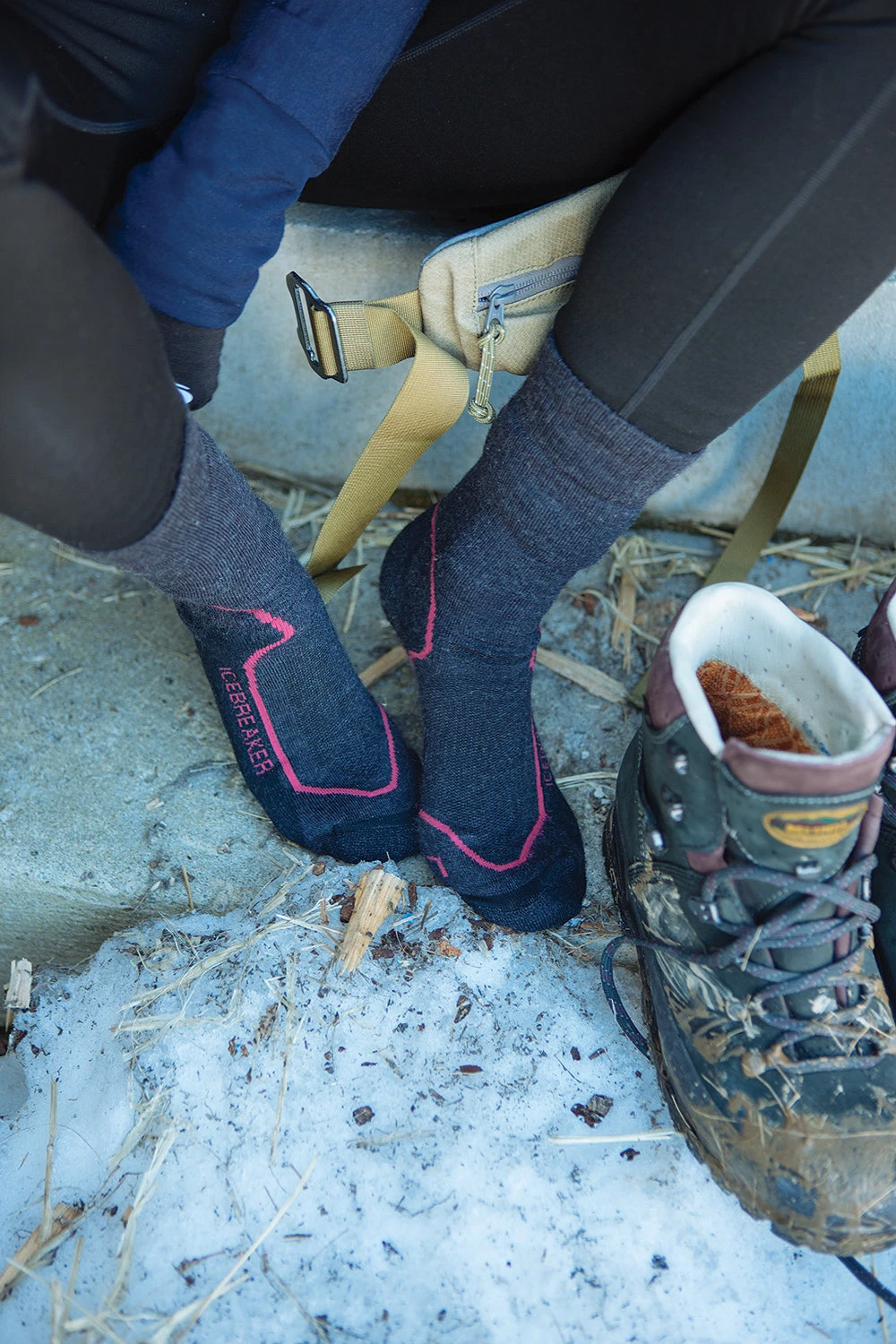Icebreaker Hike+ Heavy Crew - Women's|-|Chaussettes Hike+ Heavy Crew - Femme 8 Icebreaker Hike+ Heavy Crew - Women's|-|Chaussettes Hike+ Heavy Crew - Femme - Image 6