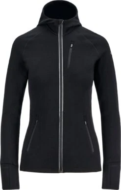 Icebreaker Quantum Long Sleeve Zip Hood - Women's|-|Chandail à Capuchon Et Glissière Quantum - Femme -Icebreaker ICE 101466 7EBlack 4ea934f6 da42 4c8c b7ee a8226c0223be
