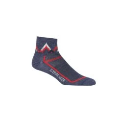 Icebreaker Multisport Ultra Light Mini - Men's|-|Chaussettes Multisport Ultra Light Mini - Homme -Icebreaker ICE 101483 7EFathom 20Heather 20 20Rocket
