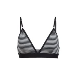 Icebreaker Siren Bra - Women's|-|Brassière Siren - Femme -Icebreaker ICE 103026 7EBlack 20 20Snow 20 20Stripe