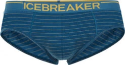 Icebreaker Anatomica Briefs - Men's|-|Caleçon Anatomica - Homme -Icebreaker ICE 103031 7EPrussian 20Blue 20 20Ginger 20 20Stripe ea83aadf a7d4 4dad b14e ce8e3fef4189
