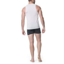 Icebreaker Anatomica Tank - Men's|-|Camisole Anatomica - Homme -Icebreaker ICE 103034 7EIvory 20 20White 7EModel 20Back