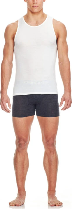 Icebreaker Anatomica Tank - Men's|-|Camisole Anatomica - Homme -Icebreaker ICE 103034 7ESnow 7EModelFront 0b0a344f 1ac2 4e87 a885 d2e0882e501a
