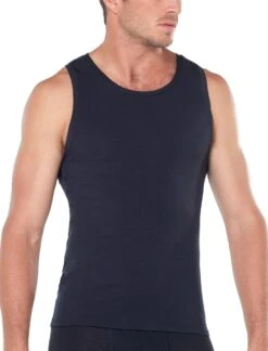 Icebreaker Anatomica Tank - Men's|-|Camisole Anatomica - Homme -Icebreaker ICE 103034 7E 7EFront 20Black