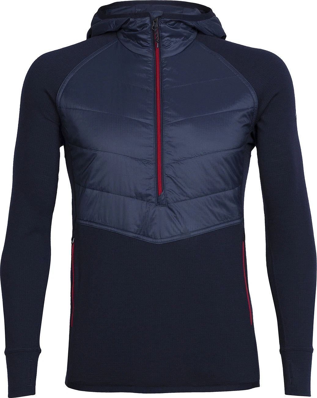 Icebreaker Men's Ellipse Long Sleeve Half Zip Hood|-|Chandail à Manches Longues Et Capuchon Ellipse Homme 6 Icebreaker Men's Ellipse Long Sleeve Half Zip Hood|-|Chandail à Manches Longues Et Capuchon Ellipse Homme - Image 4