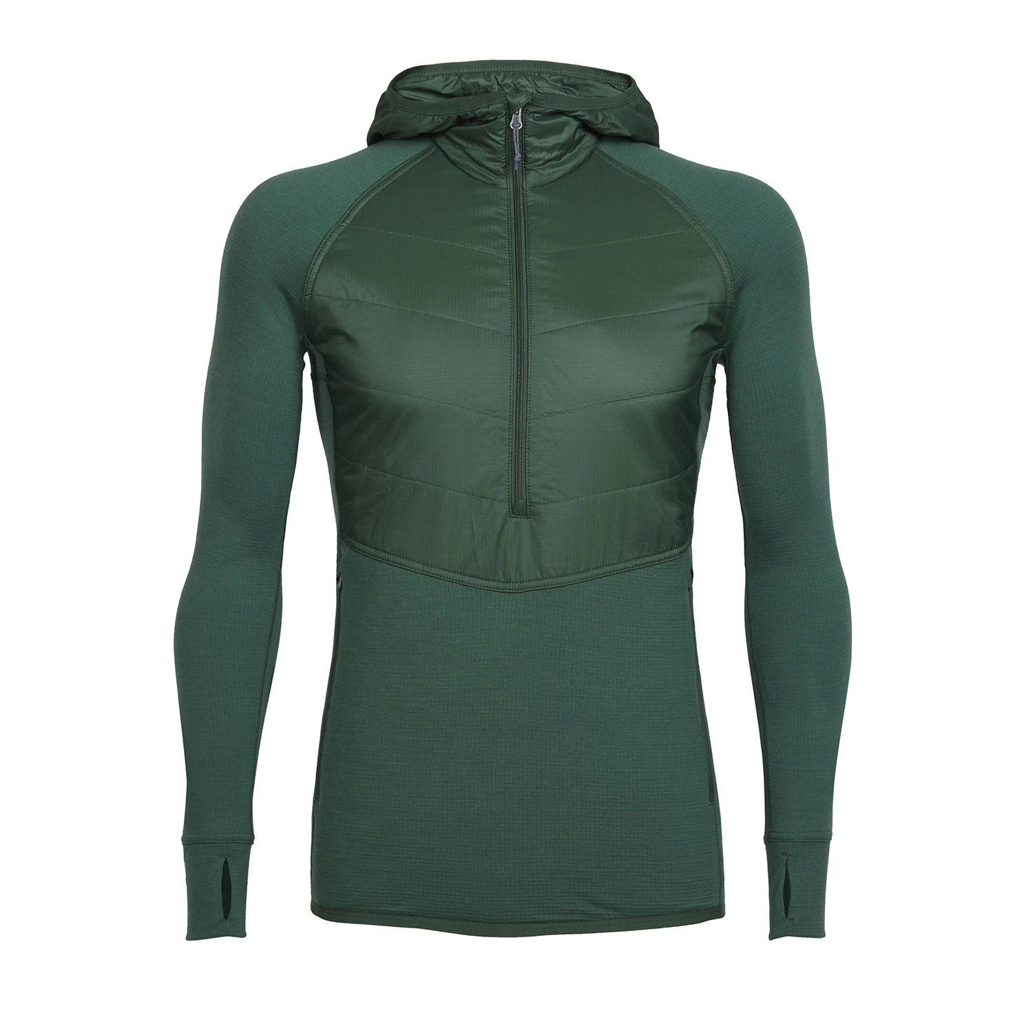 Icebreaker Men's Ellipse Long Sleeve Half Zip Hood|-|Chandail à Manches Longues Et Capuchon Ellipse Homme 5 Icebreaker Men's Ellipse Long Sleeve Half Zip Hood|-|Chandail à Manches Longues Et Capuchon Ellipse Homme - Image 3