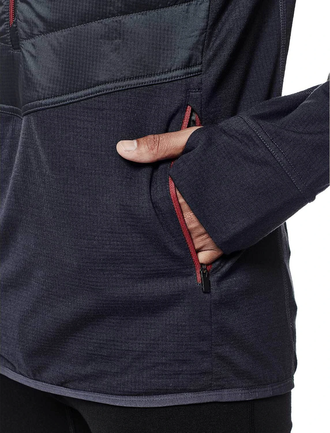 Icebreaker Men's Ellipse Long Sleeve Half Zip Hood|-|Chandail à Manches Longues Et Capuchon Ellipse Homme 11 Icebreaker Men's Ellipse Long Sleeve Half Zip Hood|-|Chandail à Manches Longues Et Capuchon Ellipse Homme - Image 9