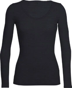 Icebreaker Siren Long Sleeve Sweetheart - Women's|-|Chandail à Manches Longues Siren Sweetheart - Femme 25 Icebreaker Siren Long Sleeve Sweetheart - Women's|-|Chandail à Manches Longues Siren Sweetheart - Femme -Icebreaker ICE 103194 7EBlack