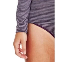 Icebreaker Siren Long Sleeve Sweetheart - Women's|-|Chandail à Manches Longues Siren Sweetheart - Femme 39 Icebreaker Siren Long Sleeve Sweetheart - Women's|-|Chandail à Manches Longues Siren Sweetheart - Femme -Icebreaker ICE 103194 7EEggplant 20 20Silk 20Heather 20 20Stripe 7ESleeve