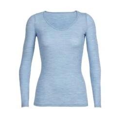Icebreaker Siren Long Sleeve Sweetheart - Women's|-|Chandail à Manches Longues Siren Sweetheart - Femme 31 Icebreaker Siren Long Sleeve Sweetheart - Women's|-|Chandail à Manches Longues Siren Sweetheart - Femme -Icebreaker ICE 103194 7EMist 20Blue 20Heather 5b21b6e4 30b8 405f 9d84 73e8c0727d0a