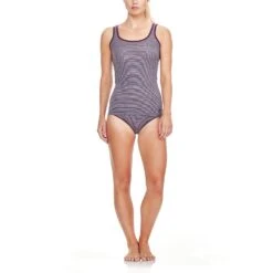 Icebreaker Siren Tank - Women's|-|Camisole Siren - Femme -Icebreaker ICE 103213 7EEggplant 20 20Silk 20Heather 20 20Stripe 7EModel 3adefd5f 0ba4 4514 87fc adc0f22bca4a