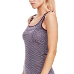 Icebreaker Siren Tank - Women's|-|Camisole Siren - Femme -Icebreaker ICE 103213 7EEggplant 20 20Silk 20Heather 20 20Stripe 7ESide b2981c03 d186 43e7 99b3 d75e6b3005cd