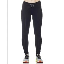 Icebreaker Women's Comet Tights|-|Cuissard Comet Femme -Icebreaker ICE 103364 7E 7EModel 20Front 20Black 20 20Reflective