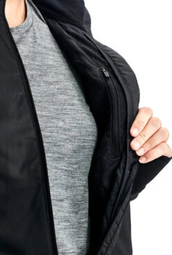 Icebreaker Helix Long Sleeve Zip - Women's|-|Chandail à Manches Longues Et Glissière Helix Femme -Icebreaker ICE 103427 7EBlack 7EInteriorPocket 47e0cefe 4bbf 46ea b60e 21859fde3e21