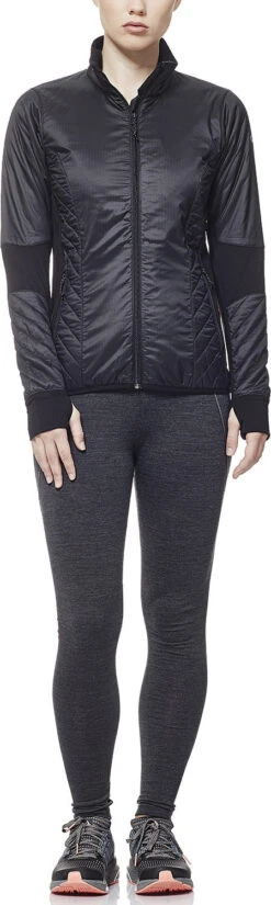 Icebreaker Helix Long Sleeve Zip - Women's|-|Chandail à Manches Longues Et Glissière Helix Femme -Icebreaker ICE 103427 7E 7EFront 20Black 20 20Black f13e6f2c b83a 4816 8562 7758b4ef34d6