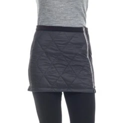Icebreaker Helix Skirt - Women's|-|Jupe Helix Femme -Icebreaker ICE 103429 7EBlack 20 20Snow 7EFront 9072d28f e575 4d6c a0fe 4677f70d6c8c