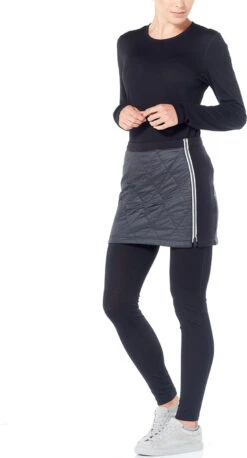 Icebreaker Helix Skirt - Women's|-|Jupe Helix Femme -Icebreaker ICE 103429 7E 7EModel 20Black