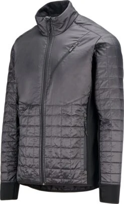 Icebreaker Helix Long Sleeve Zip - Men's|-|Chandail à Manches Longues Et Glissière Helix - Homme -Icebreaker ICE 103431 7E 7Eside 20Black 20 20Jet 20Heather