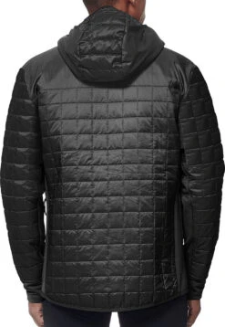 Icebreaker Helix Long Sleeve Zip Hood - Men's|-|Chandail à Capuchon Et Glissière Helix - Homme -Icebreaker ICE 103432 7E 7EModelBack 20Black 20 20Black 20 20Black