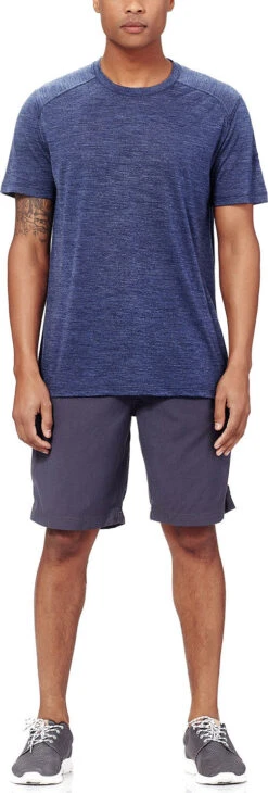 Icebreaker Sphere Short Sleeve Crewe - Men's|-|T-Shirt Sphere - Homme 39 Icebreaker Sphere Short Sleeve Crewe - Men's|-|T-Shirt Sphere - Homme -Icebreaker ICE 103608 7E 7EModel 20Admiral 20Heather ff3ec44c 38ac 49c6 a1e2 fb3bd21d011f