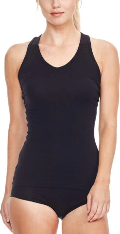 Icebreaker Sprite Tank - Women's|-|Camisole Sprite Femme -Icebreaker ICE 103656 7EBlack 7EFront