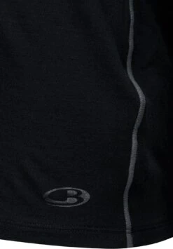 Icebreaker Anatomica Short Sleeve V-Neck T-Shirt - Men's|-|T-Shirt à Col V Anatomica - Homme -Icebreaker ICE 103661 7E 7EStudio 20Detail 20Black 20 20Monsoon