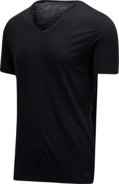 Icebreaker Anatomica Short Sleeve V-Neck T-Shirt - Men's|-|T-Shirt à Col V Anatomica - Homme -Icebreaker ICE 103661 7E 7EStudio 20Side 20Black 20 20Monsoon 1b4667a7 44e2 4011 b611 cddd569cf29c