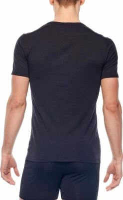 Icebreaker Anatomica Short Sleeve V-Neck T-Shirt - Men's|-|T-Shirt à Col V Anatomica - Homme -Icebreaker ICE 103661 7E 7Eback 20midnight 20navy