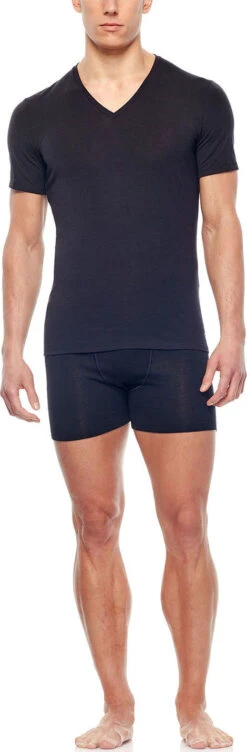 Icebreaker Anatomica Short Sleeve V-Neck T-Shirt - Men's|-|T-Shirt à Col V Anatomica - Homme -Icebreaker ICE 103661 7E 7Efull 20midnight 20navy 4521abc7 a07d 4470 8b27 744a18413f17