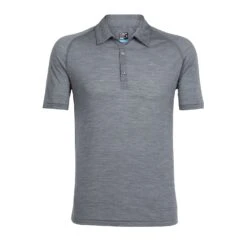 Icebreaker Sphere Short Sleeve Polo - Men's|-|Polo Sphere - Homme 15 Icebreaker Sphere Short Sleeve Polo - Men's|-|Polo Sphere - Homme -Icebreaker ICE 103699 7EGritstone 20Heather 1d234546 a402 4fe3 a556 c6fda2e4482a