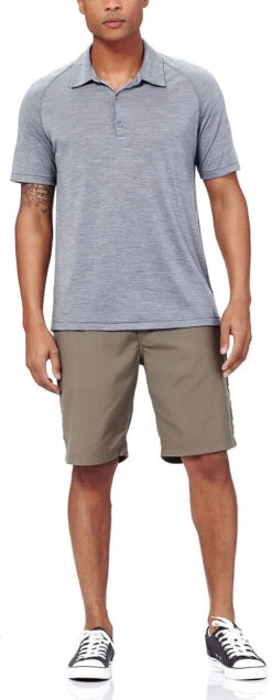Icebreaker Sphere Short Sleeve Polo - Men's|-|Polo Sphere - Homme 20 Icebreaker Sphere Short Sleeve Polo - Men's|-|Polo Sphere - Homme -Icebreaker ICE 103699 7E 7EModel 20Gritstone 20Heather 54cacf30 bca1 41f1 b502 4618f80d110a