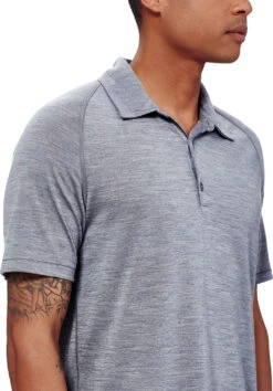 Icebreaker Sphere Short Sleeve Polo - Men's|-|Polo Sphere - Homme 22 Icebreaker Sphere Short Sleeve Polo - Men's|-|Polo Sphere - Homme -Icebreaker ICE 103699 7E 7ESide 20Gritstone 20Heather 2a73e527 536c 4f2b bf3c 4d2be47fb58f