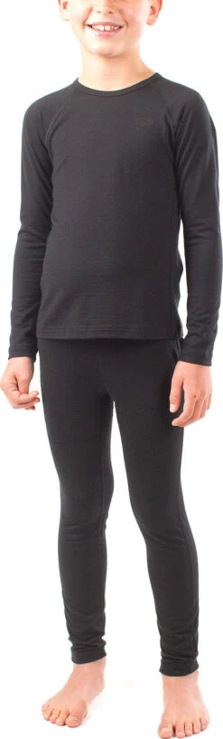 Icebreaker Oasis Long Sleeve Crewe - Kids|-|Chandail à Manches Longues Oasis - Enfant -Icebreaker ICE 103863 7EBlack 7EFront c32e8f15 30c3 44e5 b822 8f81b5ff474f