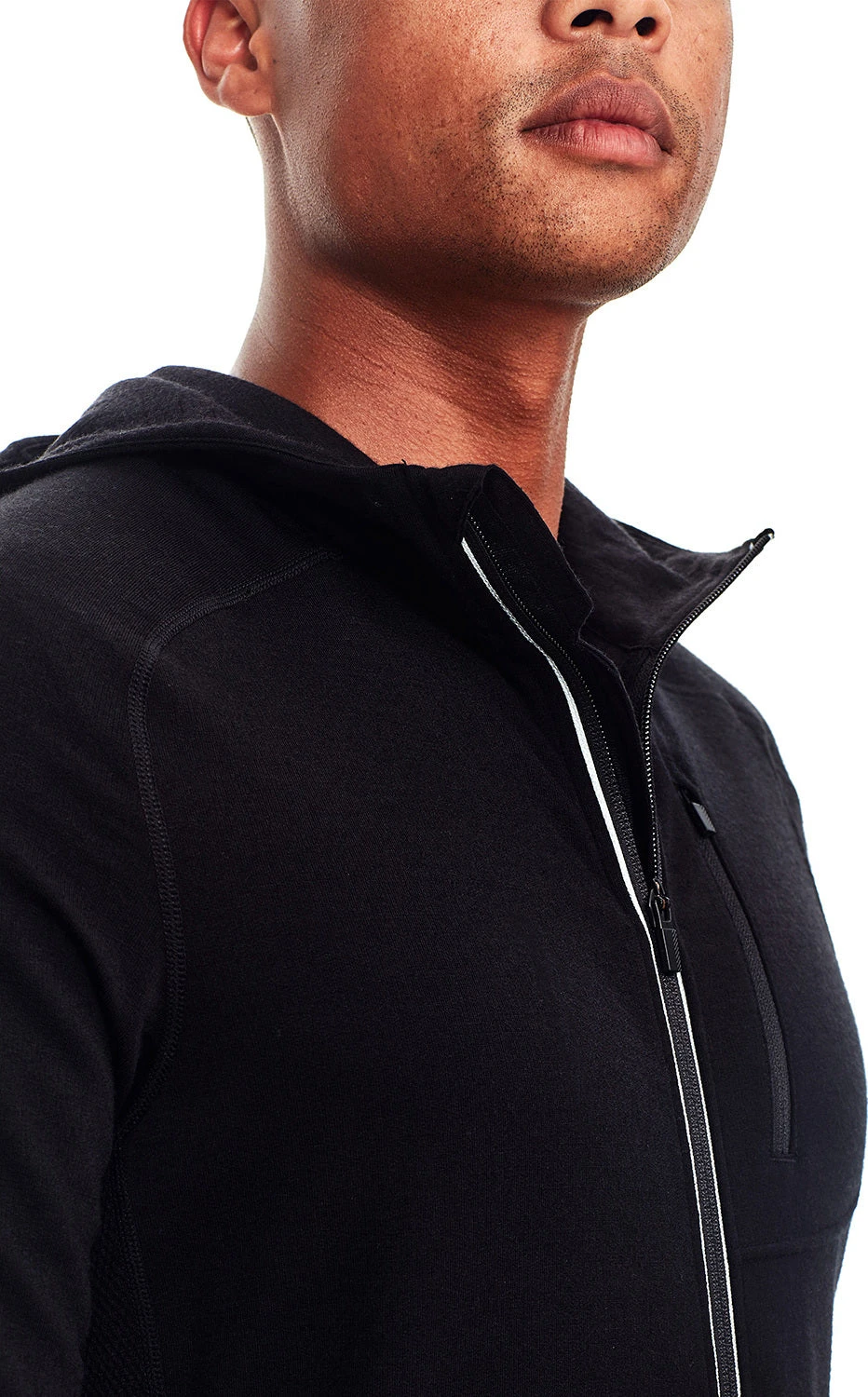 Icebreaker Quantum Long Sleeve Zip Hood - Men's|-|Chandail à Capuchon Et Glissière Quantum - Homme 11 Icebreaker Quantum Long Sleeve Zip Hood - Men's|-|Chandail à Capuchon Et Glissière Quantum - Homme - Image 9