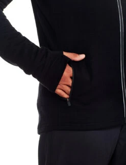 Icebreaker Quantum Long Sleeve Zip Hood - Men's|-|Chandail à Capuchon Et Glissière Quantum - Homme 25 Icebreaker Quantum Long Sleeve Zip Hood - Men's|-|Chandail à Capuchon Et Glissière Quantum - Homme -Icebreaker ICE 103872 7EBlack 7EPocket
